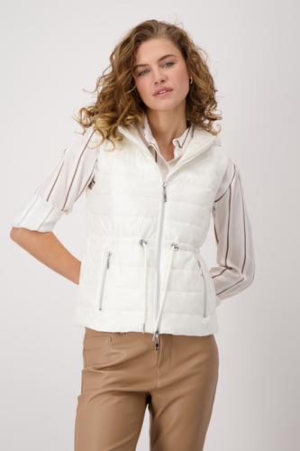 Steppweste mit Schmuck 36 - Creamy Beige