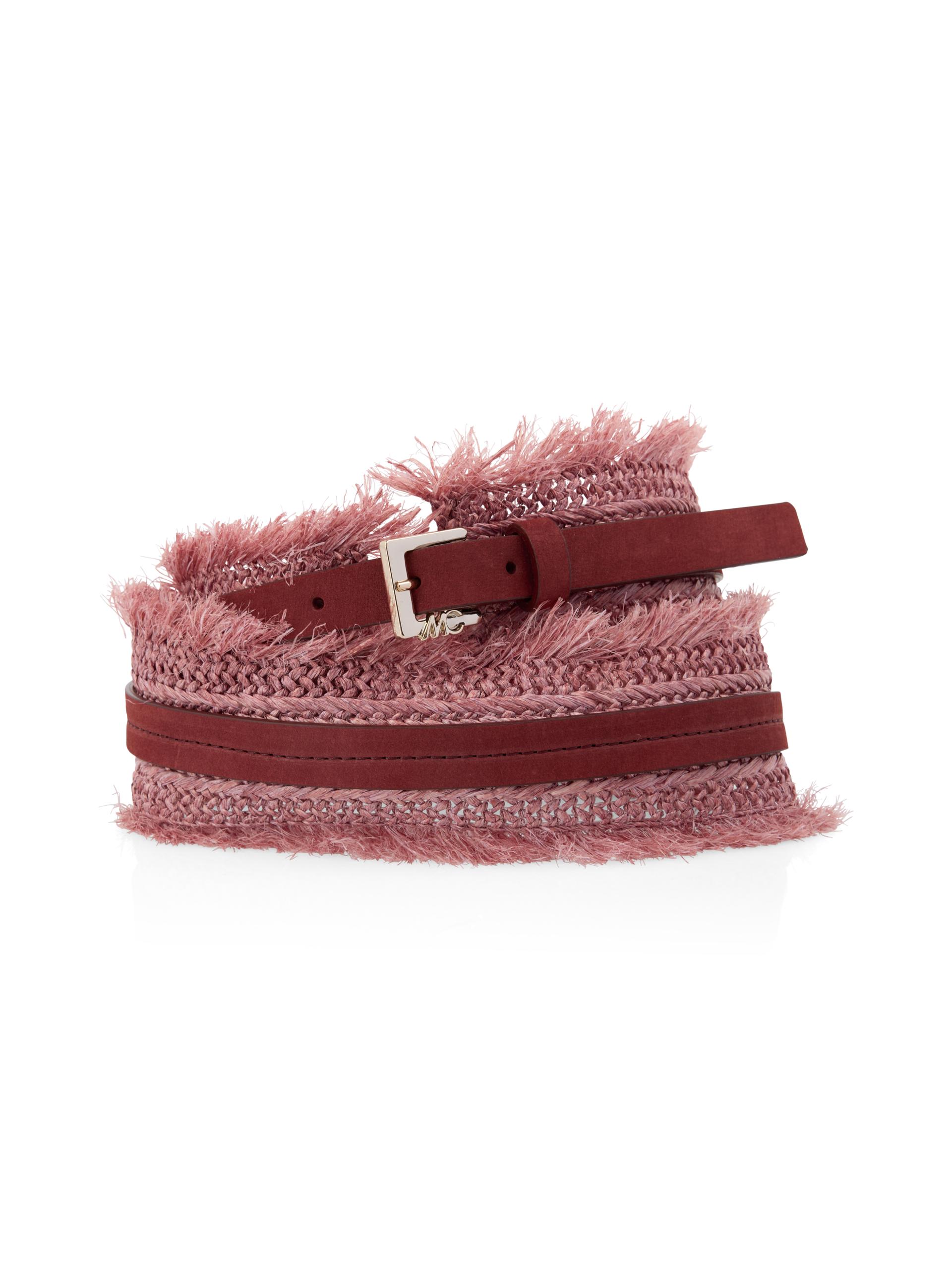 Taillengürtel aus Veloursleder 36 - Etruscan Red