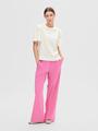 SLFPENELOPE 2/4 RUFFLE TEE NOOS XS Normal geschnitten - Snow White