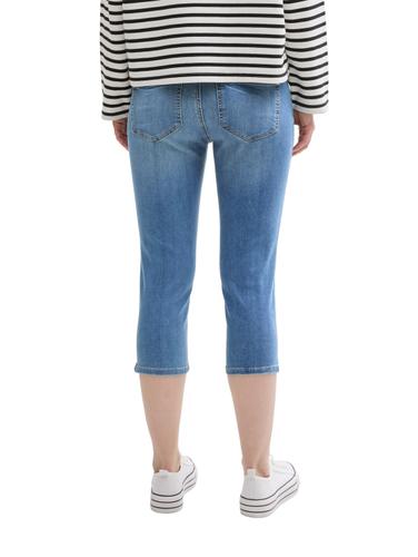 TTKATE SLIM CAPRI Jeans 30 Slim Fit - Light Stone Wash Denim