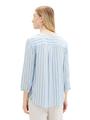Bluse mit Streifenmuster 46 Regular Fit - Offwhite Blue Vertical Stripe