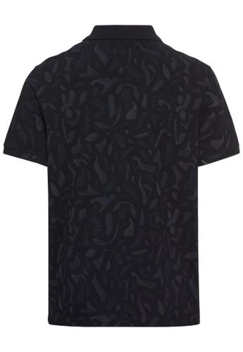 Kurzarm Poloshirt aus reiner Baumwolle M Regular Fit - Dark Navy