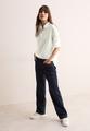 Bluse in Unifarbe L - Vanilla White