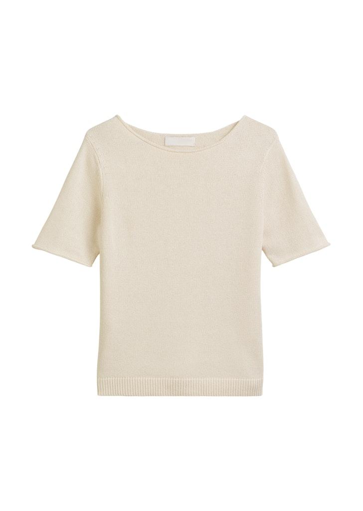 Kurzarm-Pullover regular S Regular Fit - Natural Cotton