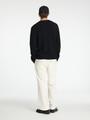 SLHCODY LS KNIT RELAXED CREW NECK NOOS S Locker geschnitten - Black