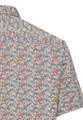 Kurzarmhemd mit Allover-Print M Regular Fit - Khaki