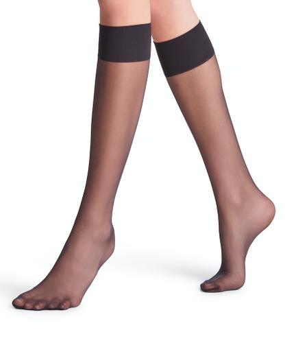 FALKE Pure Matt 20 DEN Damen Schwarz 39-42