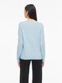 VIRIL O-NECK L/S  KNIT TOP - NOOS S Normal geschnitten - Nantucket Breeze