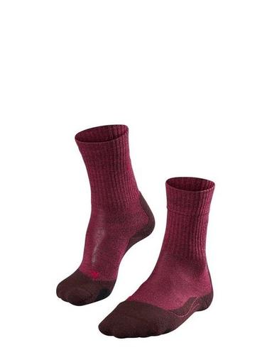 FALKE TK2 Explore Wool Damen Trekking 37-38 - Burgundy