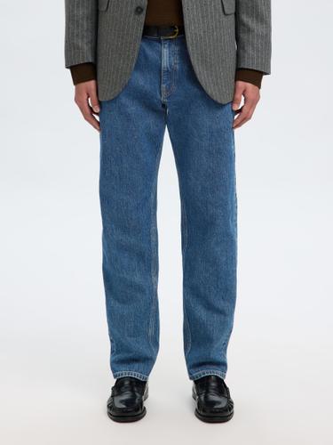 SLH196-STRAIGHT BEN KORI JEANS NOOS 32/34 Gerade geschnitten - Medium Blue Denim