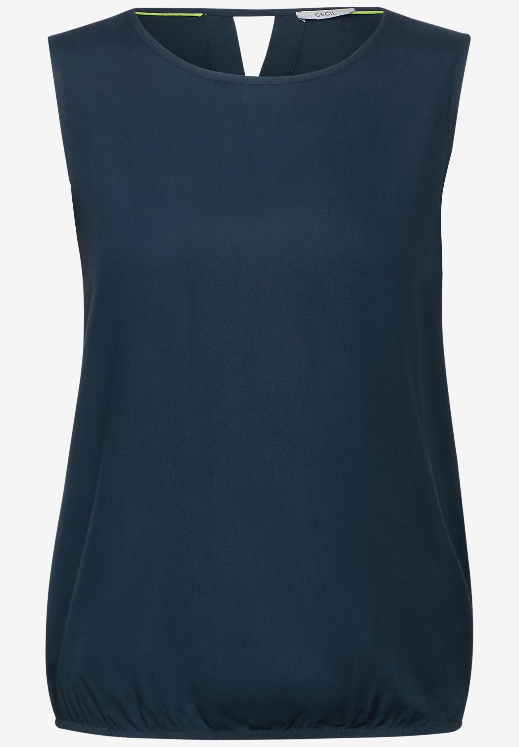 Uni Blusentop S - Dark Petrol Blue