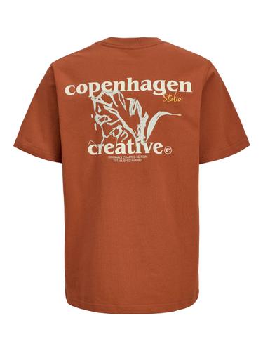 JORPAROS ELEMENT BACK TEE SS CREW JNR 152 Locker geschnitten - Arabian Spice