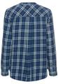 Schlupfbluse aus reiner Baumwolle M Regular Fit - Check Blue