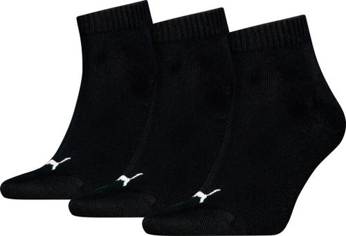 PUMA Herren Socken UNISEX QUARTER PLAIN 3P 35-38 in Schwarz