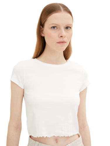 Cropped T-Shirt XL Cropped Fit - Gardenia White