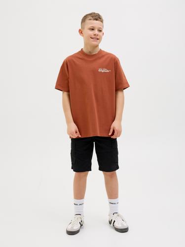 JORPAROS ELEMENT BACK TEE SS CREW JNR 152 Locker geschnitten - Arabian Spice
