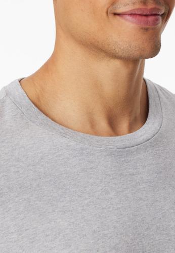 Langarmshirt Rundhals Grau 48