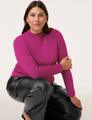 Feinstrick Pullover mit Turtleneck 54 Figurumspielend - Amazing Pink