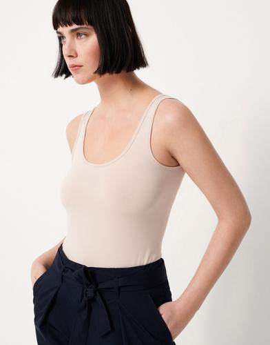 someday T-Shirt »Käthi« im Basic Stil - Beige / 36