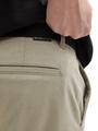 Regular Fit Chino Shorts mit Gürtel XXL Regular Fit - Olive Mini Houndstooth