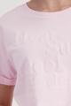 Sweatshirt mit toniger Schrift 46 - French Rose
