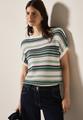 Gestreifter Pullover M - Slate Khaki