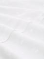 Hemdbluse mit gepunkteter Struktur XL Regular Fit - White