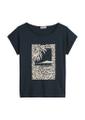 T-Shirt relaxed S Relaxed Fit - Muted Blue