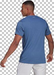 adidas Herren CLUB TENNIS 3-STREIFEN T-SHIRT S in Blau