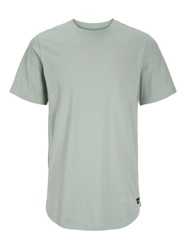 JJENOA TEE SS CREW NECK NOOS L Lang geschnitten - Iceberg Green