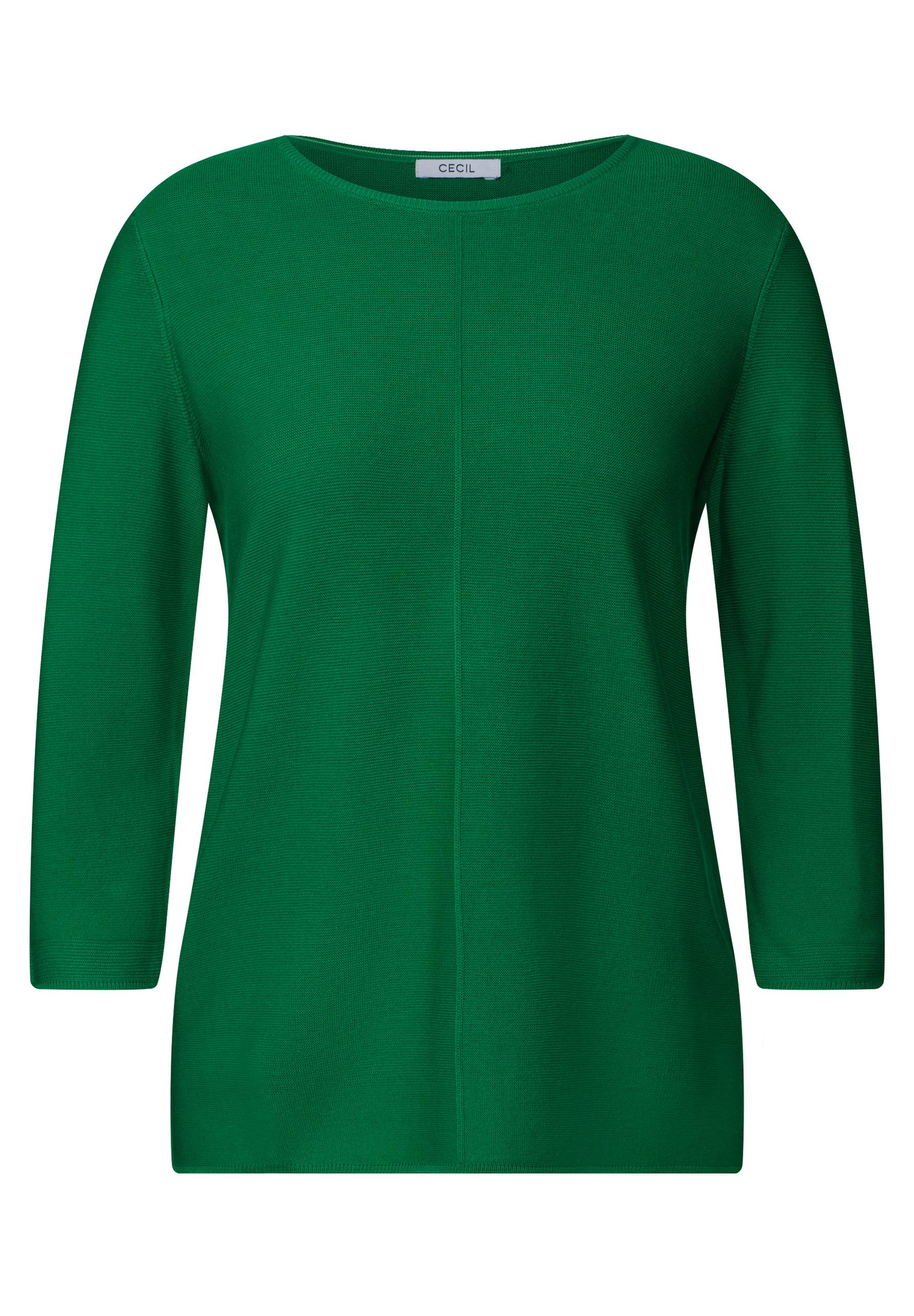 Strukturpullover L - Garden Green