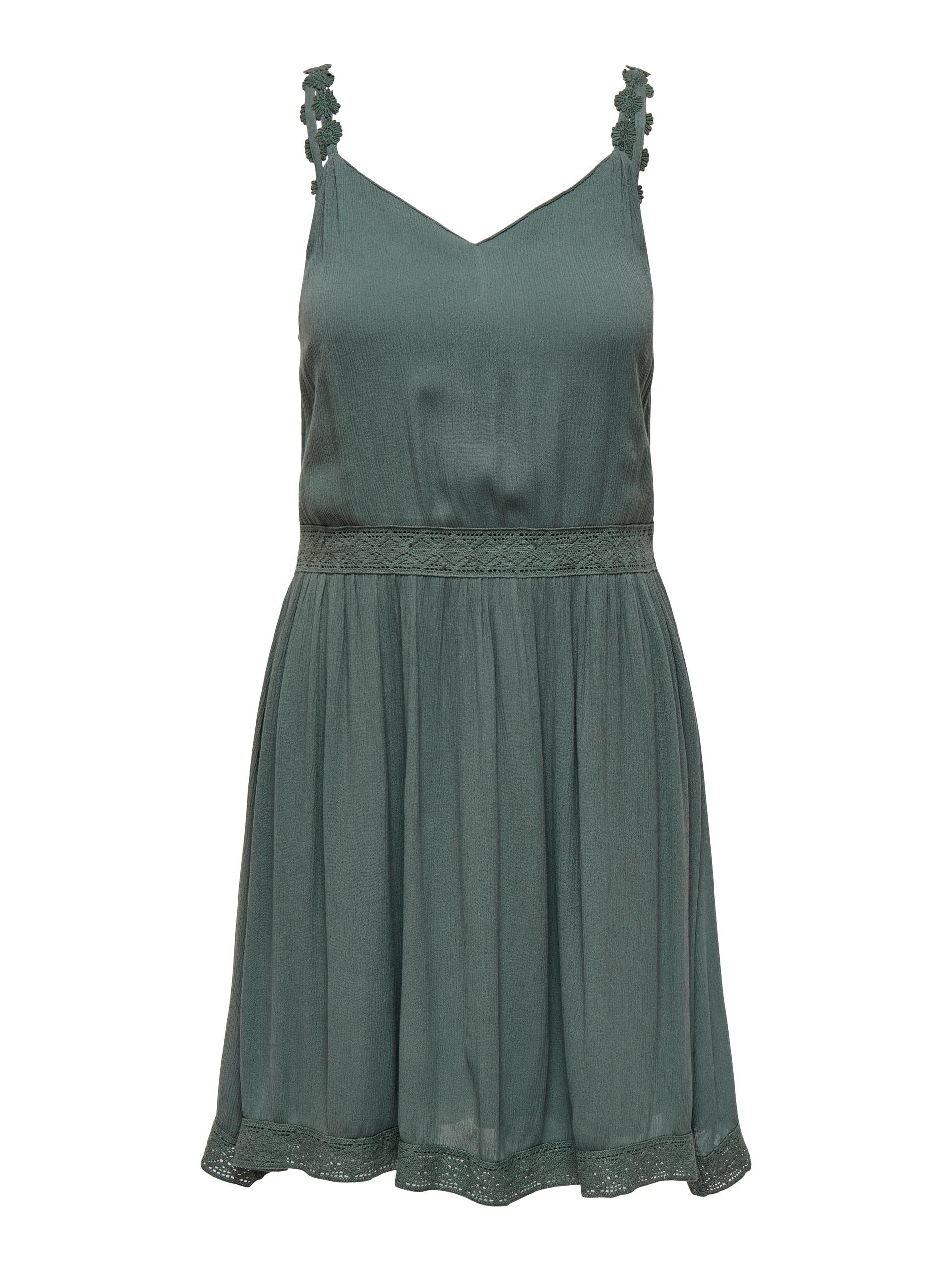 ONLKARMEN ANNE LIFE S/L DRESS WVN NOOS 34 Normal geschnitten - Balsam Green