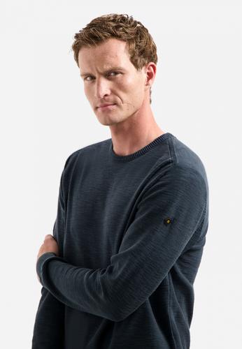 Pullover Crewneck Garment Dyed + Stone Washed XXL Regular Fit - Night