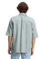 Overshirt Hemd mit kurzen Ärmeln XXL Regular Fit - Light Ice Blue