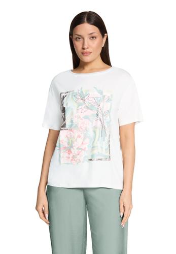 Printshirt 42 Lässig - Patch Cream/Green