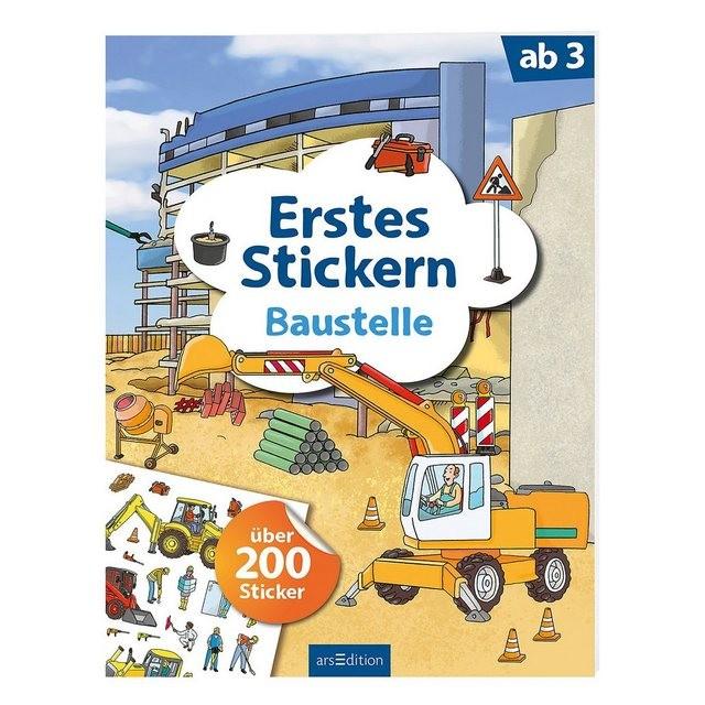 arsEdition Verlag Erstes Stickern: Baustelle