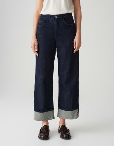 Jeans "Miva turn up" - Dunkelblau / 38 L28