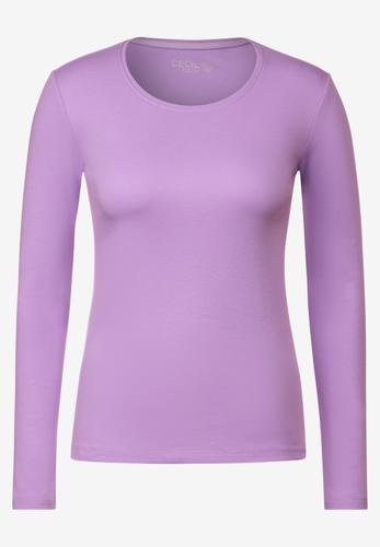 Basic Langarmshirt L - Sporty Lilac
