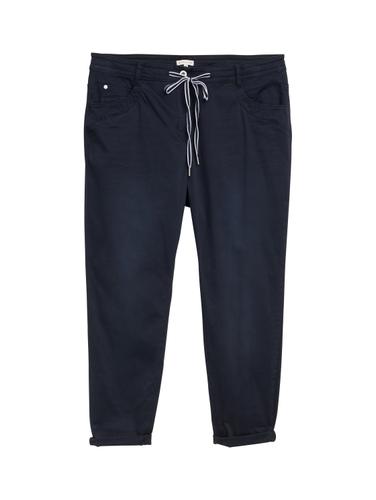 Plus Size - Cropped Slim Hose 46/28 Slim Fit - Sky Captain Blue