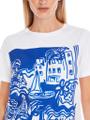 Printed T-Shirt "Rethink Together" Weiß 38