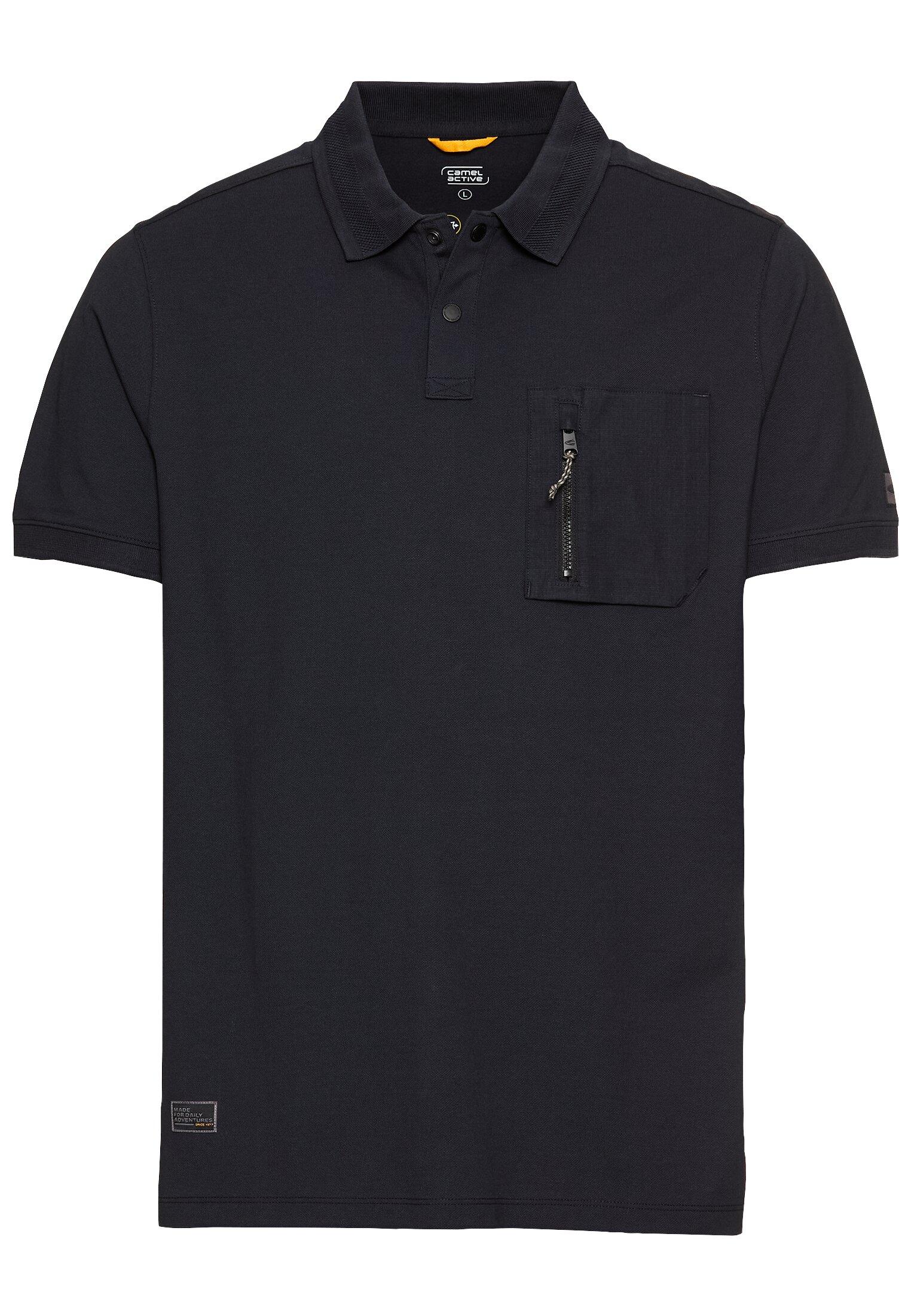 Kurzarm Poloshirt mit Cooling Effekt Blau 4XL