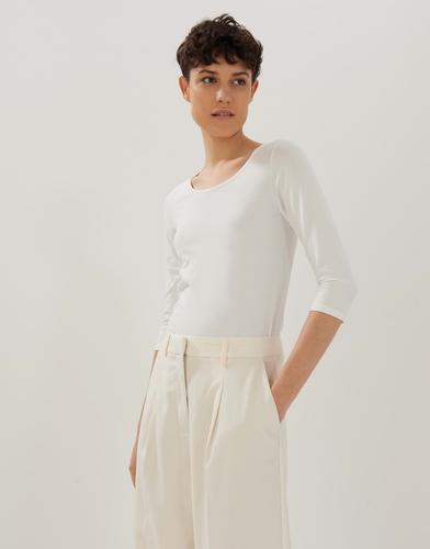 Basic-Shirt "Kain" - Weiß / 42