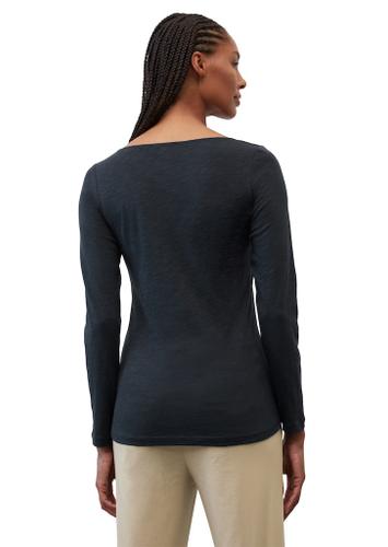 Longsleeve regular Blau XS