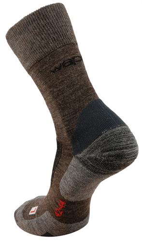 WAPITI Herren Socken Wandersocken S02 Merino All Season 36-38 in Braun
