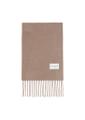 Schal mit Fransen OSO - Shaded Brown Melange