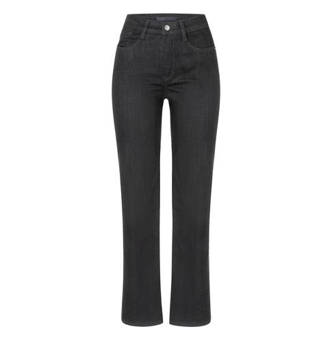 MAC JEANS - LAURA, Authentic Stretch Denim 44/30 Flared Fit - Schwarz