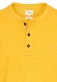 Kurzarm Henley aus Organic Cotton Gelb XXL