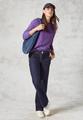 Shirt mit 3D Strukturmuster XL - Wild Lilac