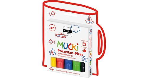 C. KREUL Kreul Mucki "Porzellan-Pirat" Porzellanmalstift 5er-Set