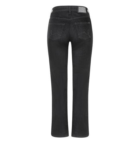 MAC JEANS - LAURA, Authentic Stretch Denim 44/30 Flared Fit - Schwarz